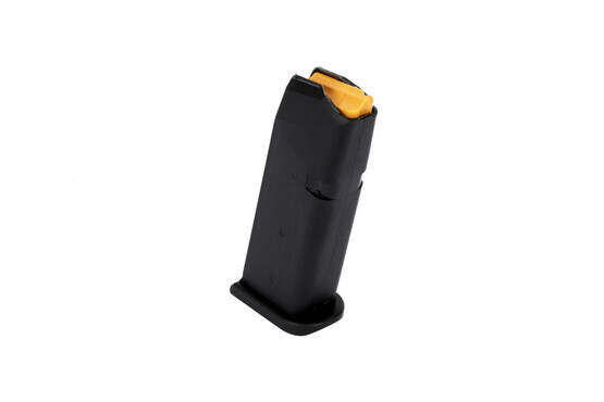 The Glock G19 OEM magazine features a steel core encased in polymer